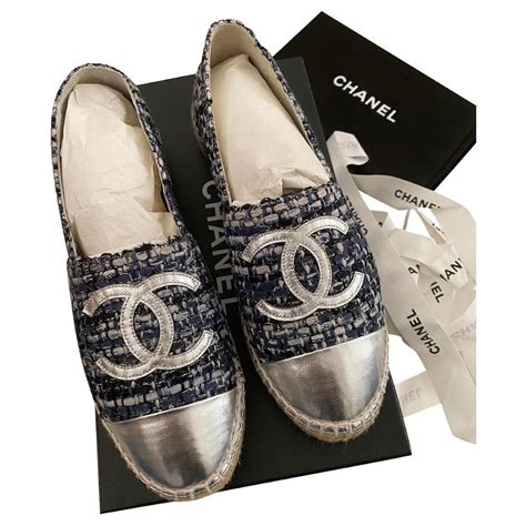 blue chanel espadrilles